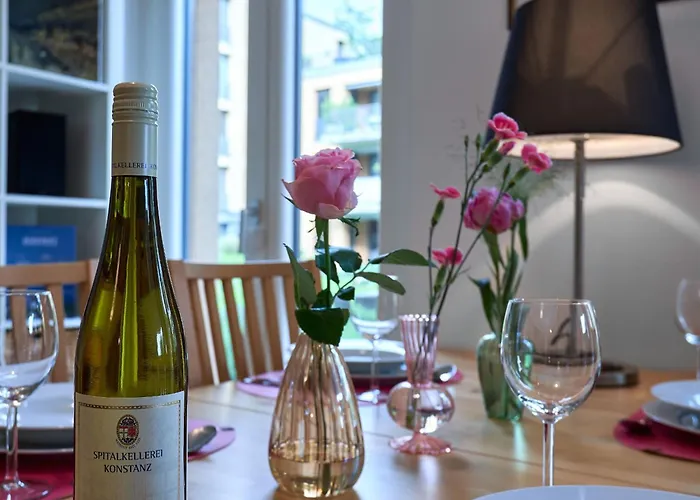 Seeglueck Ufertraum - Stilvolle Direkt Am Seerhein Mit Parkplatz In Zentraler Lage Von